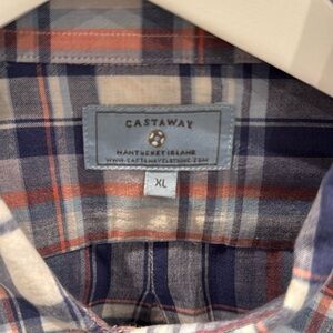 Castaway  button down mens shirt